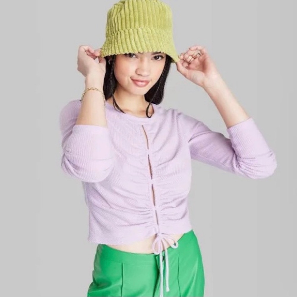 NWT, Wild Fable, size S, lavender crop top